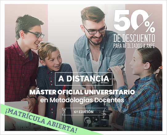 Máster Metodologías Docentes - Matrícula Abierta