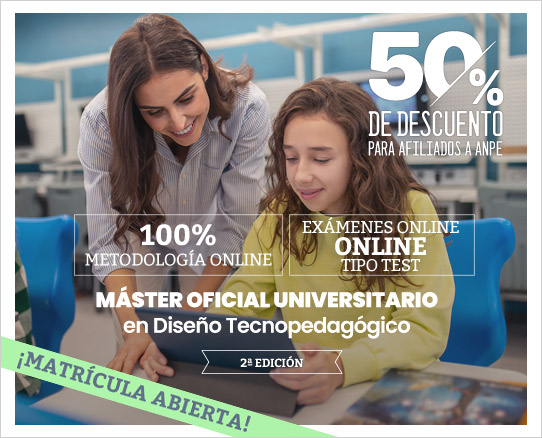 Máster Tecnopedagógico - Matrícula Abierta